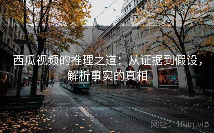 西瓜视频的推理之道：从证据到假设，解析事实的真相